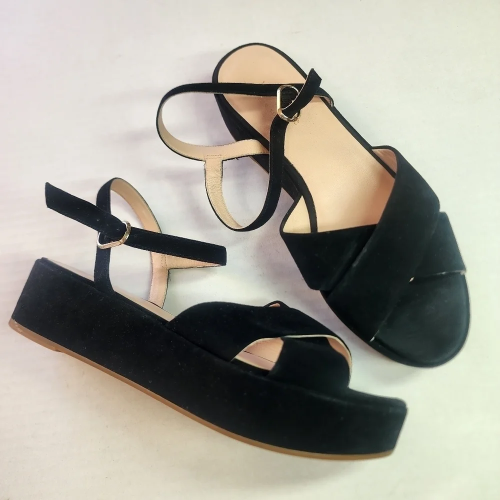 🌸Kate Spade | Suede Platform Sandals size 10‎